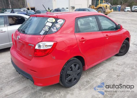 2009 Toyota Matrix S z USA, uszkodzony, nr VIN 2T1LE40E19C008645